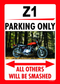 Z1 PARKING ONLY sign